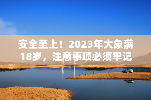 安全至上！2023年大象滿18歲，注意事項(xiàng)必須牢記