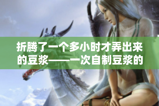 折騰了一個多小時才弄出來的豆?jié){——一次自制豆?jié){的嘗試