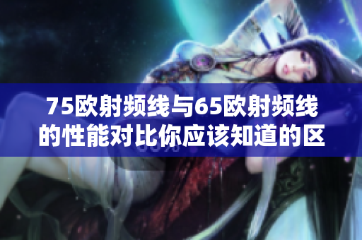 75歐射頻線與65歐射頻線的性能對比你應(yīng)該知道的區(qū)別