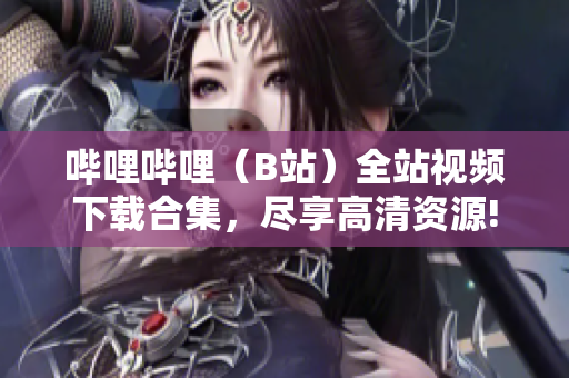 嗶哩嗶哩（B站）全站視頻下載合集，盡享高清資源!