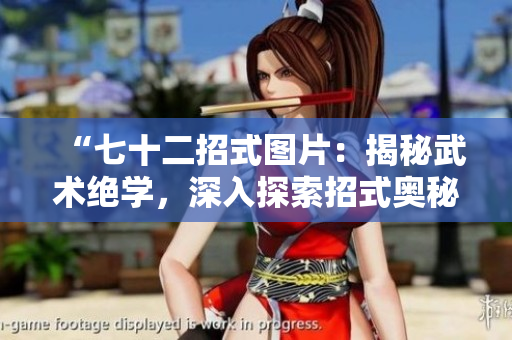 “七十二招式圖片：揭秘武術(shù)絕學(xué)，深入探索招式奧秘”