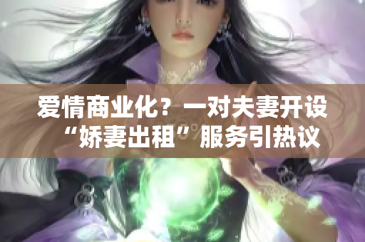 愛情商業(yè)化？一對(duì)夫妻開設(shè)“嬌妻出租”服務(wù)引熱議