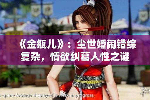 《金瓶兒》：塵世婚鬧錯(cuò)綜復(fù)雜，情欲糾葛人性之謎