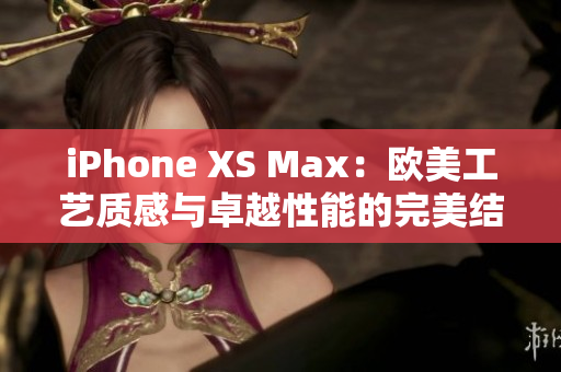 iPhone XS Max：歐美工藝質(zhì)感與卓越性能的完美結(jié)合