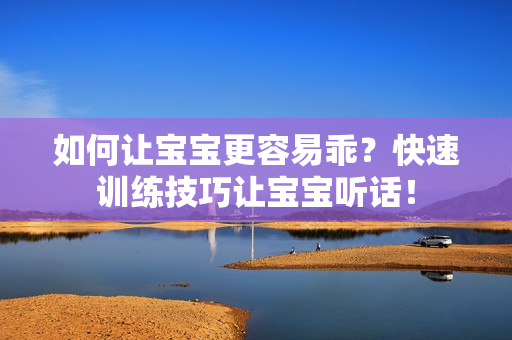 如何讓寶寶更容易乖？快速訓(xùn)練技巧讓寶寶聽話！
