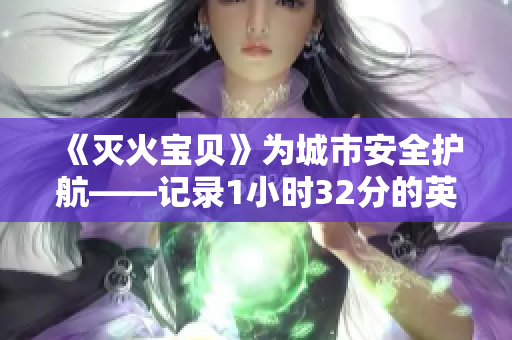 《滅火寶貝》為城市安全護(hù)航——記錄1小時32分的英雄拯救歷程
