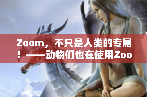 Zoom，不只是人類的專屬！——?jiǎng)游飩円苍谑褂肸oom進(jìn)行溝通