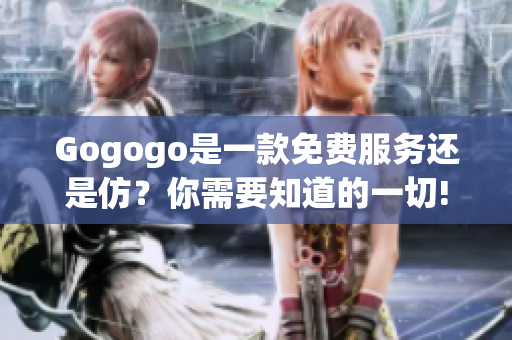 Gogogo是一款免費服務(wù)還是仿？你需要知道的一切!