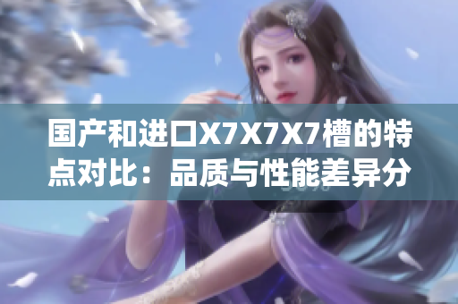 國產(chǎn)和進口X7X7X7槽的特點對比：品質(zhì)與性能差異分析及選擇指南(1)