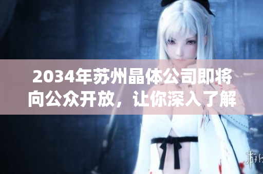 2034年蘇州晶體公司即將向公眾開放，讓你深入了解制造業(yè)的內(nèi)部運(yùn)作(1)
