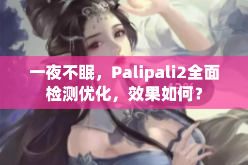 一夜不眠，Palipali2全面檢測(cè)優(yōu)化，效果如何？