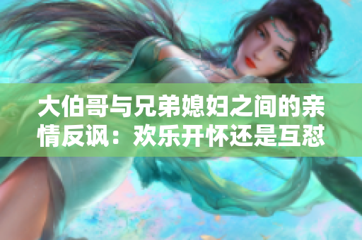 大伯哥與兄弟媳婦之間的親情反諷：歡樂(lè)開(kāi)懷還是互懟調(diào)侃？