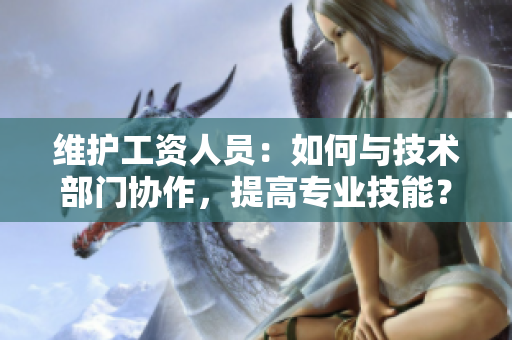 維護(hù)工資人員：如何與技術(shù)部門協(xié)作，提高專業(yè)技能？